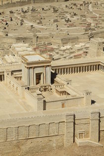 The Model of the Second Temple in Jerusalem by Hanan Isachar