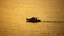 Friends going fishing at dawn von Ramon Cami
