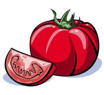 Vegetables series: tomatoes von William Rossin