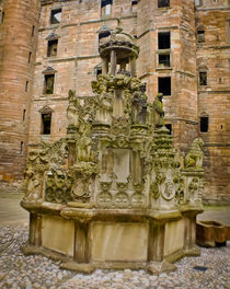 Linlithgow Palace Fountain von Buster Brown Photography