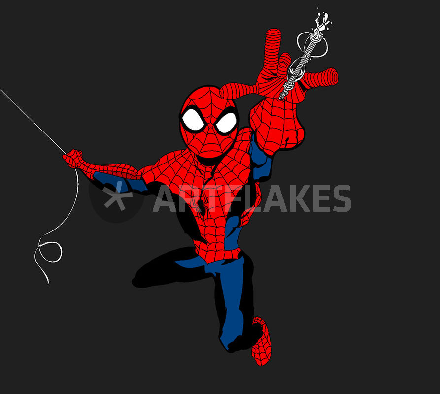 "Spiderman" Drawing art prints and posters by David Fernandes