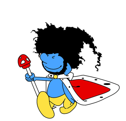 Afro-smurf