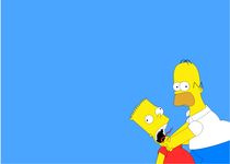 Bart and Homer by David  Fernandes