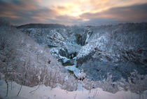 Winter at Plitvice lakes by Ivan Coric
