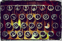 Enigma - Typewriter I von Sybille Sterk