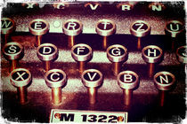 Enigma - Typewriter III von Sybille Sterk