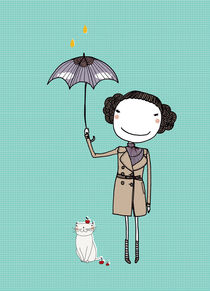 Friends in the Rain by June Keser