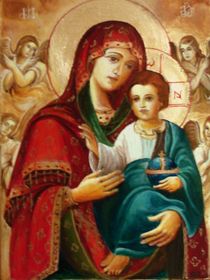 Saint Mary with Jesus von Apostolescu  Sorin