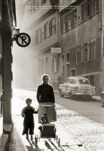 Street Scene, Germany 1954 von Thomas Schaefer