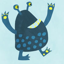 'Little Monster Illustration' von Nic Squirrell