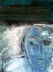 Blaues Gesicht by Walli Gutmann
