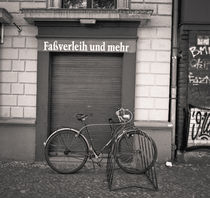 Bicycle and door: Berlin by Ron Greer