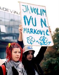 Protest von Ivan Aleksic