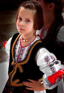 Girl in NATIONAL COSTUMES by Ivan Aleksic