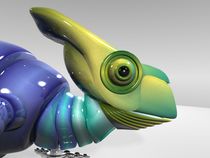 3D Robotic Chameleon (Close-Up) by Marco Romero