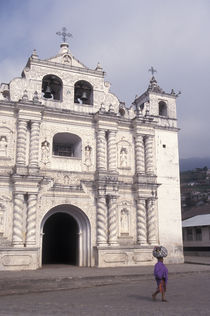 Church in Zunil, Guatemala by John Mitchell