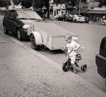 Boy with Trik: Berlin by Ron Greer
