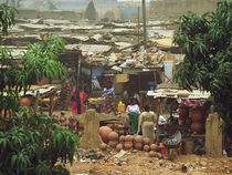 The old Yennenga market in Ouagadougou by Palle Smith-Petersen