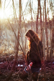 lauren in the woods by Rebekah Campbell