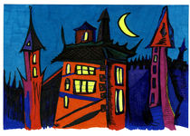 The Night Town by Ema Veneva