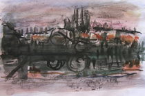 Waterscape of Dead-Tisza by Janos Szaszki
