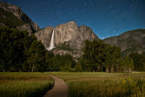 Yosemite Falls and Stars by Benjamin Niven