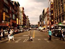 New York City Chinatown Crosswalk by Jedrzej Jonasz