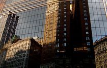 New York City Glass Reflection by Jedrzej Jonasz