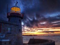 Howth Lighthouse at Sunset by Patrick Horgan
