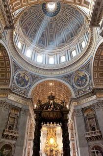 Baldachin, St. Peter, Vatican von Michael Schickert