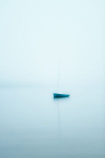 Misty Sailboat by John Greim