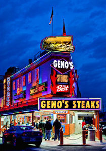 Geno's Steaks, Philadelphia, PA by John Greim