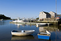 Rowboats, Chatham, Cape Cod, MA, USA von John Greim