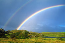 Double rainbow, County Clare, Ireland by John Greim