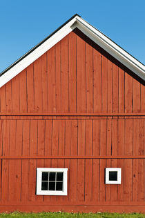 Rustic red barn, Vermont, USA by John Greim