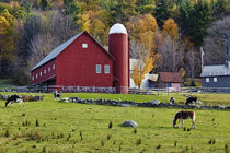 Red Barn, Vermont, USA von John Greim