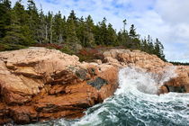 Coastline, Acadia National Park, Maine, USA von John Greim