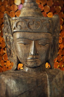 Wooden Buddha by John Greim