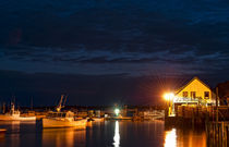 Bass Harbor at night, Bernard, Maine, USA by John Greim