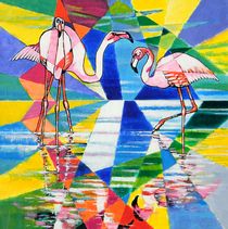 Flamingo -1- von Dieter Holzner