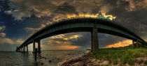 bridge at sunset von Johnny Milano