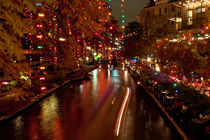 San Antonio Rriverwalk at Christmas. USA, San Antonio  von Irina Moskalev