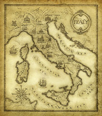Map of Italy by yaroslav-gerzhedovich