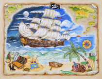 Pirate Ship von Ruth Baker
