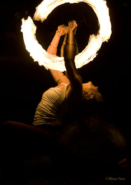 Fire-dancer