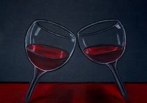 Weingläser, Weinglas von Anke Franikowski
