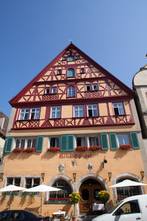Half-timbered House in Rothenburg by safaribears