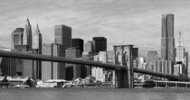 New York Skyline und Brooklyn Bridge von buellom