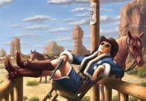 cowgirl by zhi Jiang