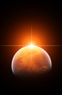 New Dawn on Planet Mars by Enrico Giuseppe Agostoni